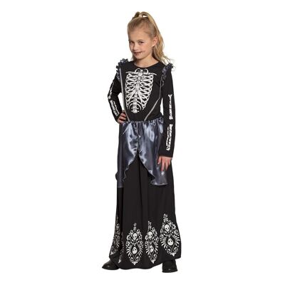 Costume enfant Skeleton queen-4-6 jaar