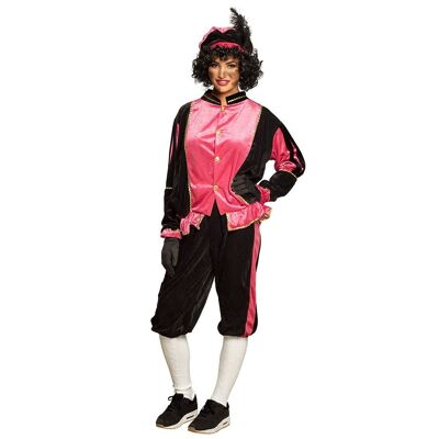 Costume adulte Père Fouettard-L-Rose