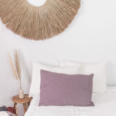 Linen pillowcase in Dusty Lavender - US Queen