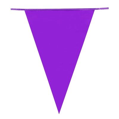 Guirlande de fanions PE-Violet