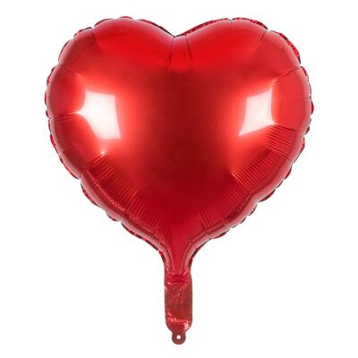 Ballon en aluminium Coeur-Rouge