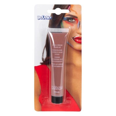 Tube crème de maquillage à l'eau (19 ml)-Marron