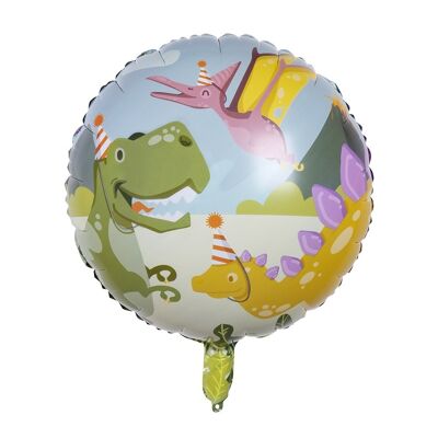 Ballon en aluminium Dino party