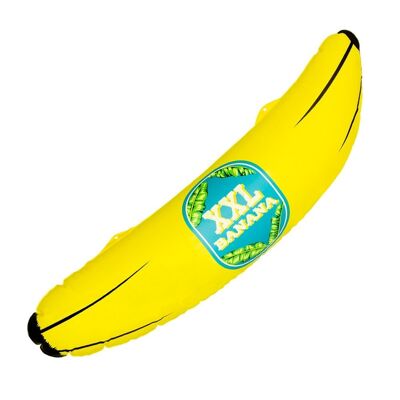 Banane XXL gonflable-Jaune