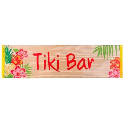 Bannière polyester 'Tiki Bar'