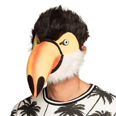 Masque visage peluche Toucan