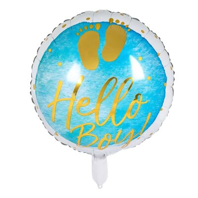 Ballon aluminium 'Hello Boy!'