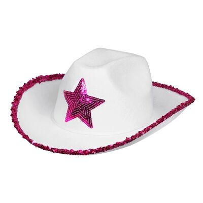 Chapeau Rodeo star-Blanc