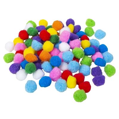 Set 100 Boules de pompons