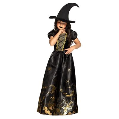 Costume enfant Spooky witch-4-6 jaar