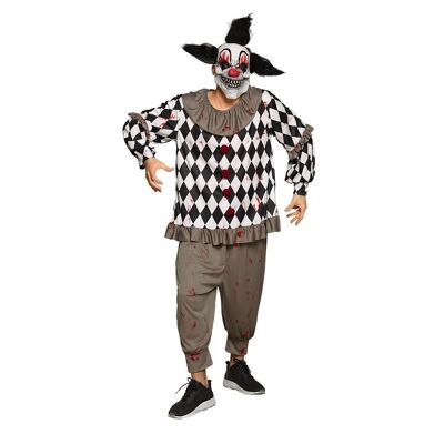 Costume adulte Scary clown-M/L