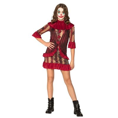 Costume adolescent Clownette de minuit-14-16 jaar