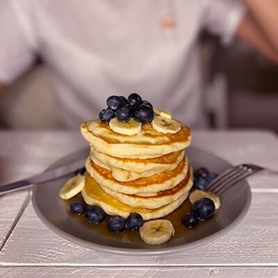 Preparato per pancake vegani americani