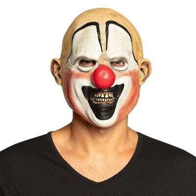 Masque tête latex Mean clown