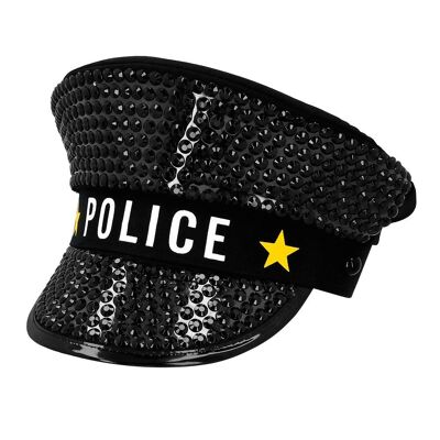 Casquette 'POLICE' sparkle
