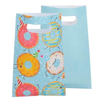 Set 10 sachets de fête en papier Donut