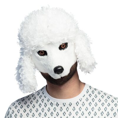 Demi-masque peluche Caniche