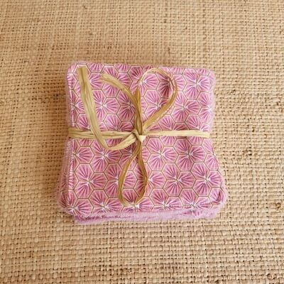 10 Make-up remover wipes Heart Pattern 4