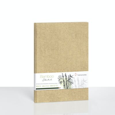 Cuaderno de bocetos de bambú