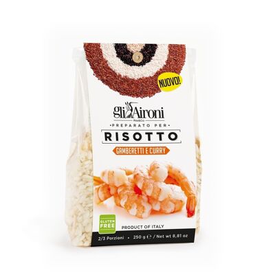 Risotto préparé Crevettes & Curry - 250 gr x 9