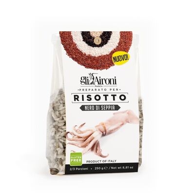 Zubereitete Risotto Tintenfischtinte - 250 gr x 9