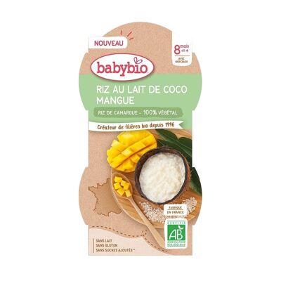 Riz au lait de Coco Mangue 👶 dès 8 mois
