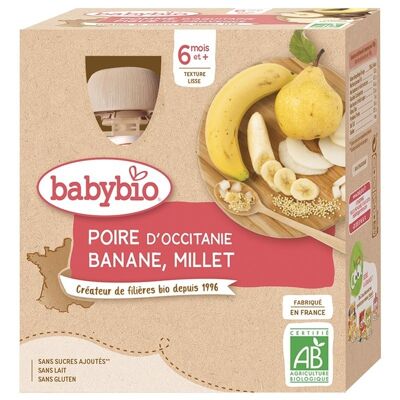 Poire d'Occitanie Banane Millet 👶 dès 6 mois