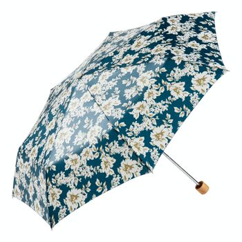 EZPELETA Mini Parapluie Pliant Fleurs Bio Manche Bois 9