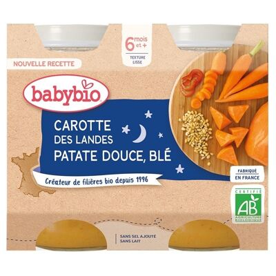 Carotte des Landes Patate douce Blé 👶 dès 6 mois