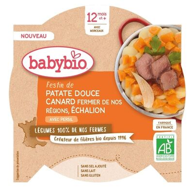 Festin de Patate douce Canard de nos Régions Échalion 👶 dès 12 mois