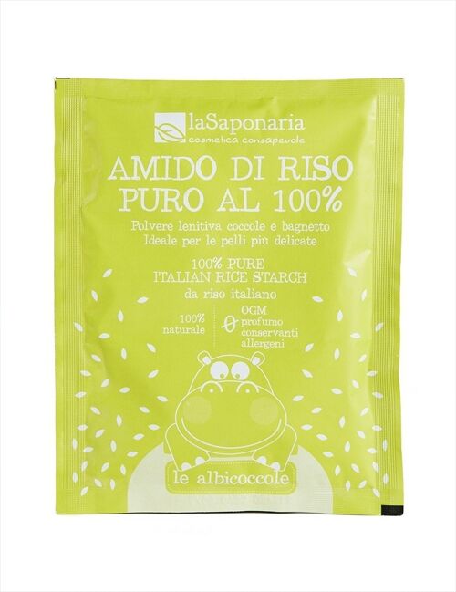 Amido di riso puro al 100% - polvere lenitiva