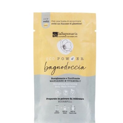 Gel de baño EcoPowder Refill - energizante (mandarina y vitamina C)