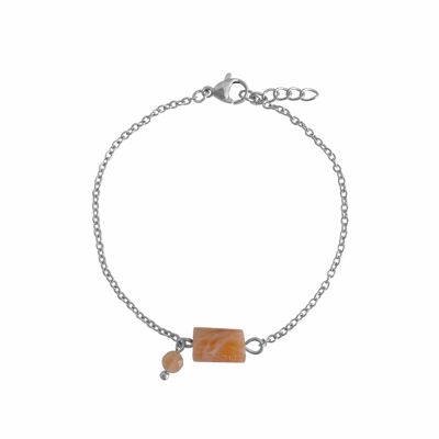 Sunstone Bracelet - Silver