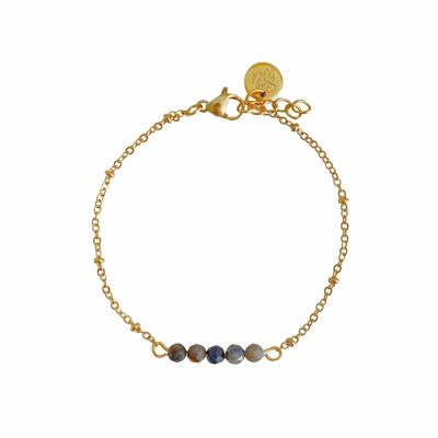 Sapphire & Stay Wild Bracelet - Gold