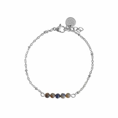 Saphir & Stay Wild Armband - Silber