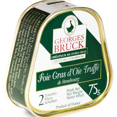 3% Truffled Goose Foie Gras - 2 slices - Trapeze box