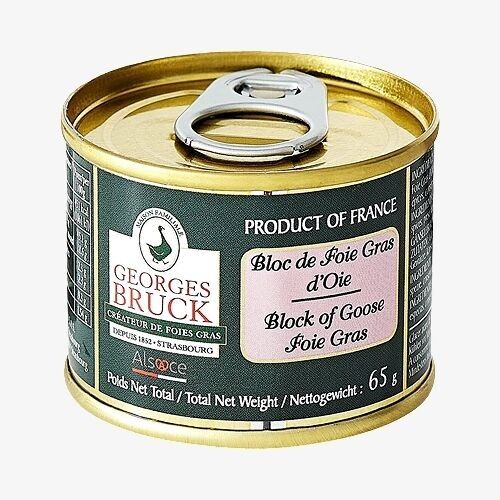 Bloc de foie gras d'oie "boîte cylindrique" 65g