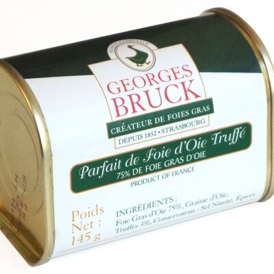 Parfait de Foie d'Oie Truffé à 3% - Boîte trapèze - 145g