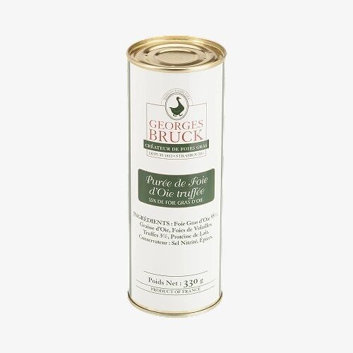 Mousse de foie d'oie truffé à 3% "boîte cylindre" 330g