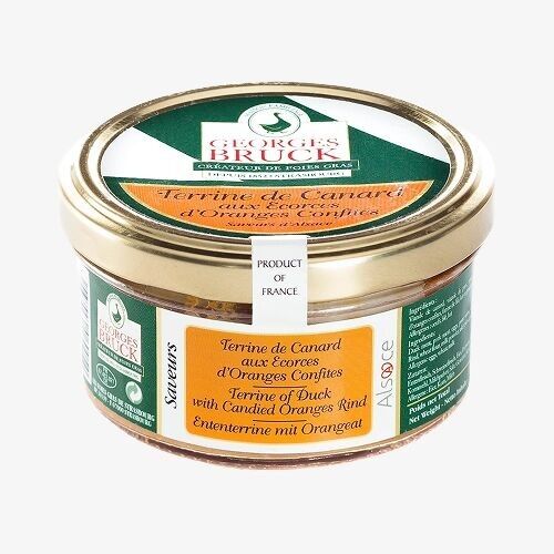 Terrine de canard aux écorces d'oranges confites 140g