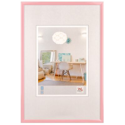 New lifestyle plastic picture frame pink, grey, turquoise