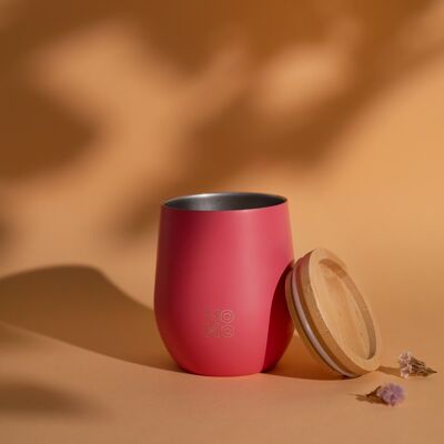 Mug isotherme 250ml - Pastel- Corail