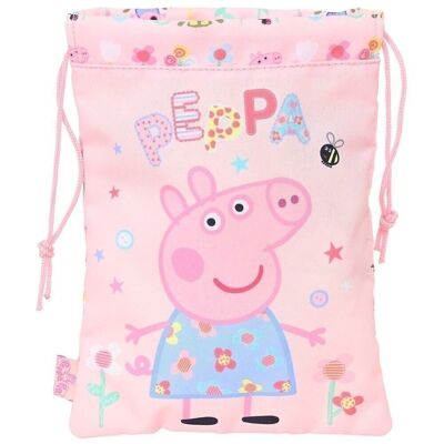 Peppa Pig Saquito merienda 25x20