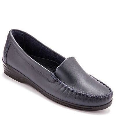 Leather loafers comfort width (1004692 - 0001)