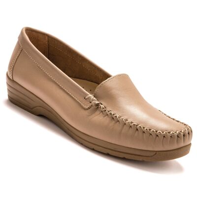 Mocassino in pelle comfort larghezza (1004692 - 0032)