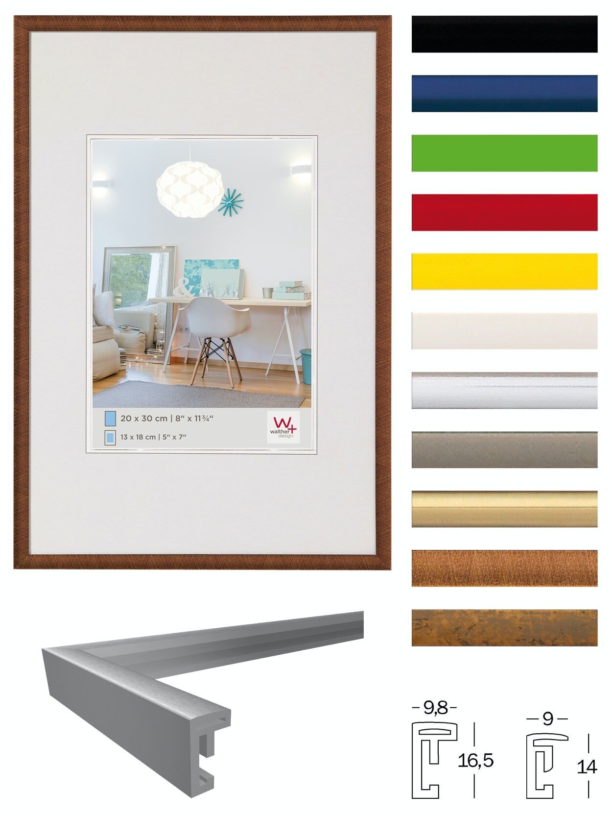 Cornice in plastica New Lifestyle misura 20x30 cm