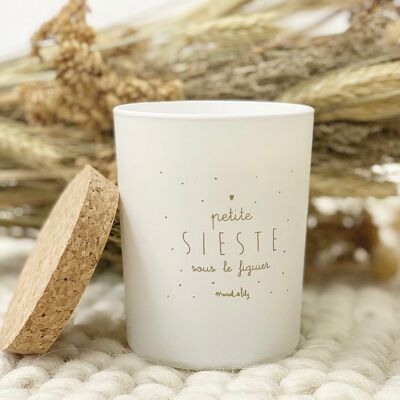 Artisanal Vegetable Candle “Little Sieste Under the Fig Tree” Fig