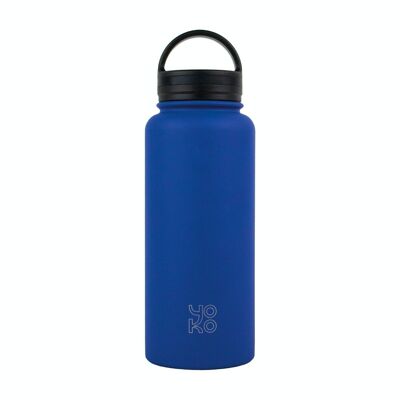 Insulated bottle 1 liter - XL - Midnight blue - Yoko Play