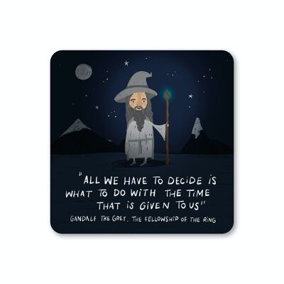 Lot de 6 sous-verres Gandalf Seigneur des Anneaux