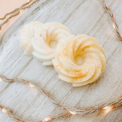 Handmade spiral fondant in rapeseed wax, scent of your choice